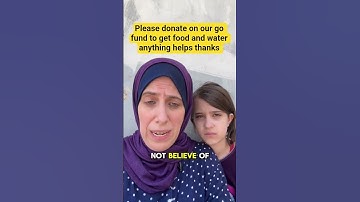 please save me and my 35 family members please 🥺 donate on go fund me link is in bio donate food 😭😢💔