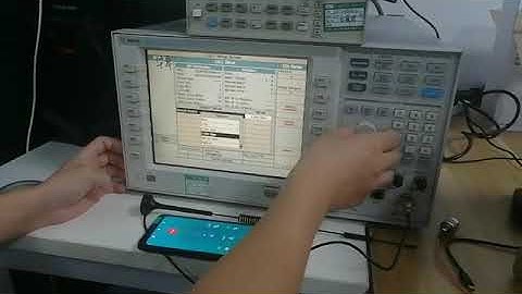 3G calling with agilent 8960