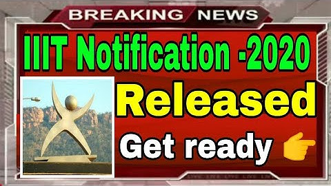 IIIT  BASARA NOTIFICATION-2020 || IIIT BASARA NOTIFICATION || RGUKT ADMISSIONS-2020 || IIIT BASARA