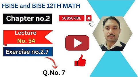 Derivative/12th class math/How we can find derivative?/Ch-2 Exercise 2.7 Lec-54@tariqshaheenmath1492