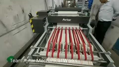 Avtar Reel To Sheet Cutting Machine For : A5 A4 A3 A2 A1,Butter Paper,Food Wrap,Car Floor Mat Sheets