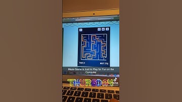 Maze Game is Just Fun to Play for Fun on the Computer