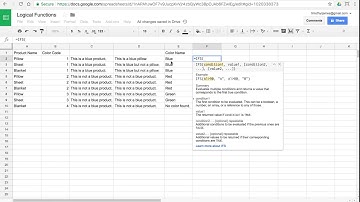Using OR, AND, NOT, IF, and SWITCH: Introduction to Programming with Google Sheets 06-D