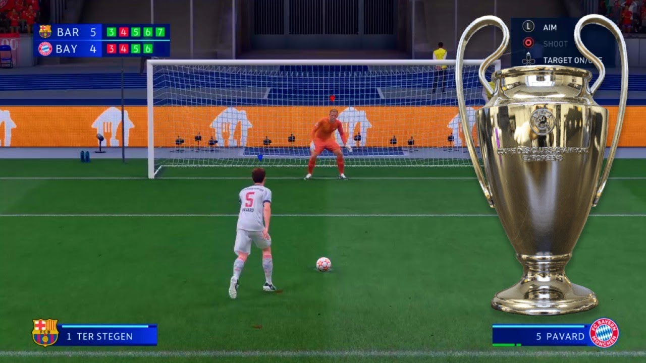 FC Barcelona vs Bayern Munich UEFA Champions League FINAL FIFA 2022 PENALTIES