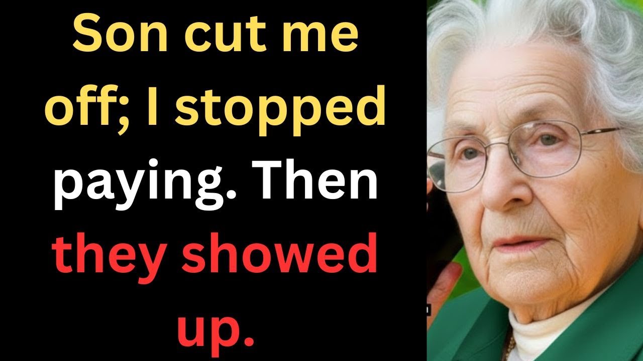 MY SON SENT ME A MESSAGE: DON'T INTERFERE WITH US, MY WIFE FEELS UNCOMFORTABLE.I STOPPED HELPING...