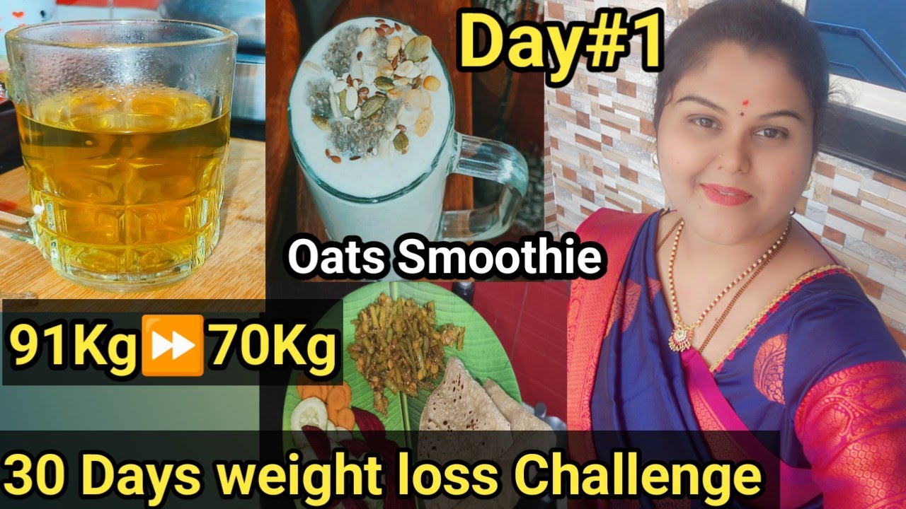 day1-30-days-weight-loss-challenge-morning-to-night-diet-routine