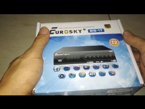 set top box EUROSKY ES-17 rusia - YouTube