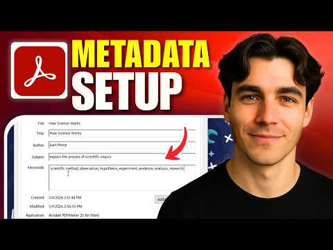 How To Set Title, Keywords, Subject, Author, And Language In Adobe Acrobat Pro DC (Tutorial 2026)