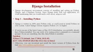 Chapter No-10 Introduction to Django(Web Frameworks)Lecture-1