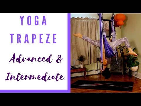 Yoga Trapeze Intermediate/Advanced Flow - YouTube