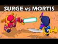 SURGE vs MORTIS | 1vs1 |  La espada más fuerte | Brawl stars