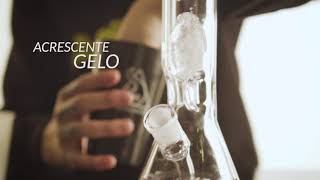 Como usar um Bong de vidro por Squadafum®