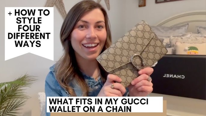 Gucci Dionysus GG Supreme Chain Wallet – SFN