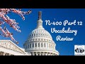N-400 Part 12 Vocabulary Review