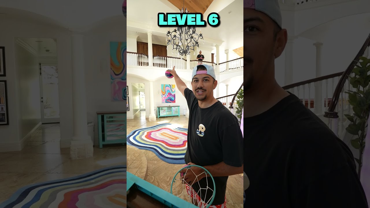 Level 1 To 10 Mini Hoop Trickshots