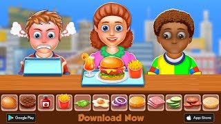 Burger Maker Fast Food Cooking screenshot 1
