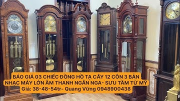 BÁO GIÁ 03 CHIẾC TẠ CÂY 12 CÔN MÁY LỚN CHƠI 3 BẢN NHẠC NGÂN NGA-SƯU TẦM NGUYÊN BẢN TỪ MỸ ĐẸP NHƯ MỚI