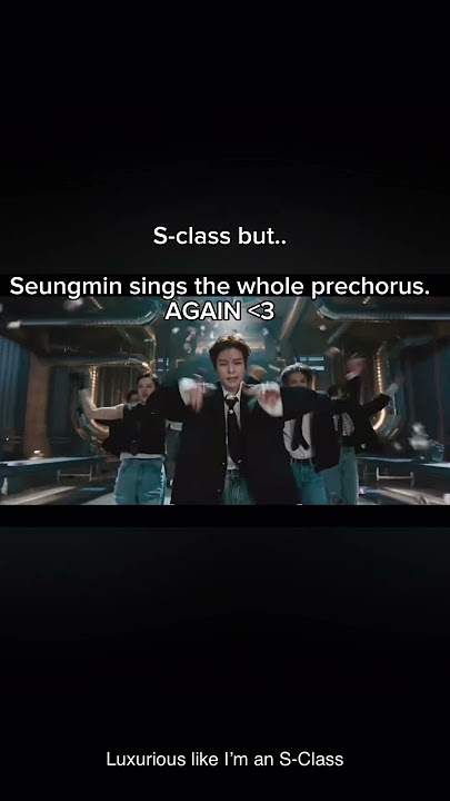 S-class but Seungmin sings the whole pre-chorus! #again #straykids #skz #seungmin #trending #sclass