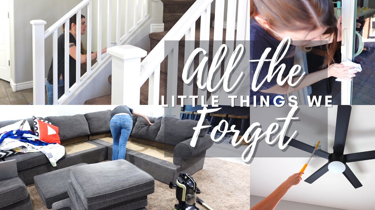 LITTLE THINGS WE ALWAYS FORGET TO CLEAN // CLEANING MOM