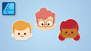 How to Make Cute Characters | Affinity Designer Tutorial for Beginners
