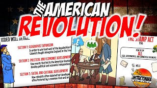 The American Revolution US History Whiteboard Animation Video By Instructomania