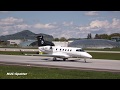 Private Jet Compilation Takeoff & Landing at Munich and Salzburg Airport Learjet Gulfstream ....