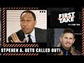 Stephen A.'s take on Matthew Stafford gets CALLED OUT by Dan Orlovsky 👀🍿 | First Take