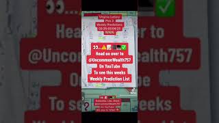 Virginia Lottery Pick 3 Players and Winners Have you subscribed to UncommonWealth757 yet