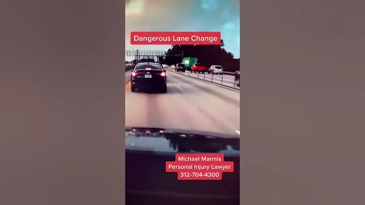 Dangerous Lane Change - Who's at Fault? #shorts