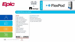 Running EPIC on Cisco & NetApp's FlexPod XCS Converged Infrastructure Solution