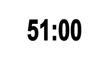 51 Minute Countdown Timer with Alarm