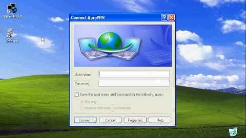 How install and connect to anonymous VPN via PPTP on Windows XP AProVPN.com