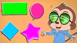 تعالوا نتعلم شوية أشكال | أغنية الأطفال | كليب الأشكال - Learn Shapes in Arabic