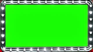 Green Screen Lighting Frame | Christmas Lights Frame | No Copyright Video Frame | Free Stock Videos screenshot 1