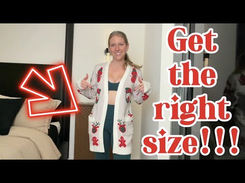 Christmas Cardigan Try On And Review A Must See