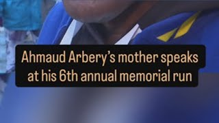 Ahmaud Arbery's mother speaks at 6th annual memorial run