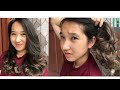 CAT RAMBUT ABU OMBRE SENDIRI DI RUMAH | MIRANDA ASH BLONDE | Puspa Marantika