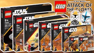 The ULTIMATE LEGO Star Wars Episode 2 Attack of the Clones | Geonosis Wave!