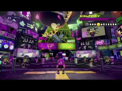 スプラトゥーン 2016-07-23#13 フェス中のハイカラシティ