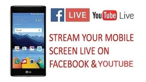 Stream Your Smartphone Screen Live on Facebook or Youtube - CameraFi Live