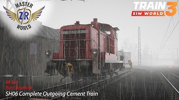 SH06 Complete Outgoing Cement Train - Ruhr Sieg Nord - BR 363 - Train Sim World 3