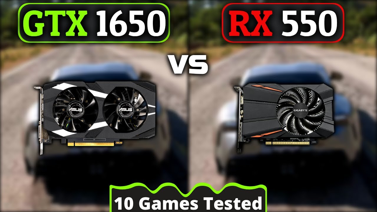RX 550 Vs GTX 1650 | How Big Is The Difference?? | 10 Games Tested - YouTube