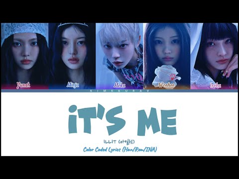 ILLIT (아일릿) - ‘It’s me’ (Color Coded Lyrics han/rom/ina) | Lirik Terjemahan Indonesia 