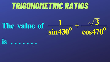 Trigonometric Ratios (JEE/XI/XII) Question| Solution by Er. Pradeep Sinha(B.Tech. ,IIT-BHU)