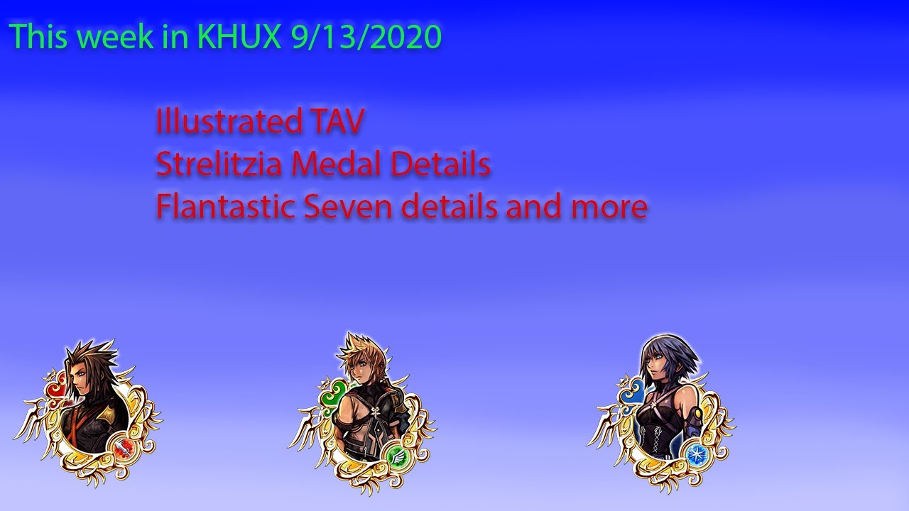 This week in KHUX 9/13/2020 Ilustrated TAV Strelitzia medal Details and more