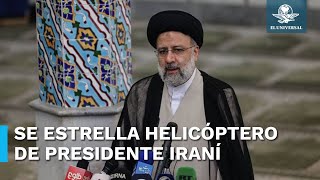 Presidente de Irán desaparece luego de que se estrelló el helicóptero en el que viajaba