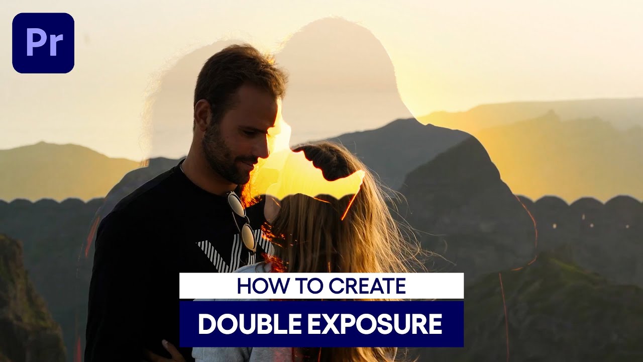 How to create double exposure effect in premiere pro @FreeHunar. - YouTube