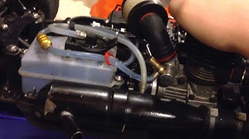 Starting a nitro rc car with a starter box