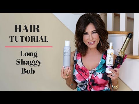 hair-tutorial-|-long,-shaggy-bob-|-messy-waves