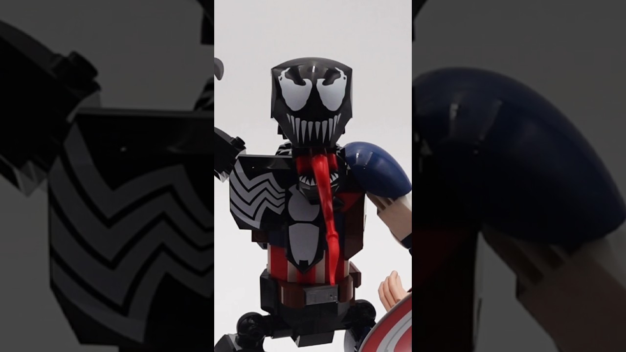 How we Venomized Captain America!! #venom #shorts